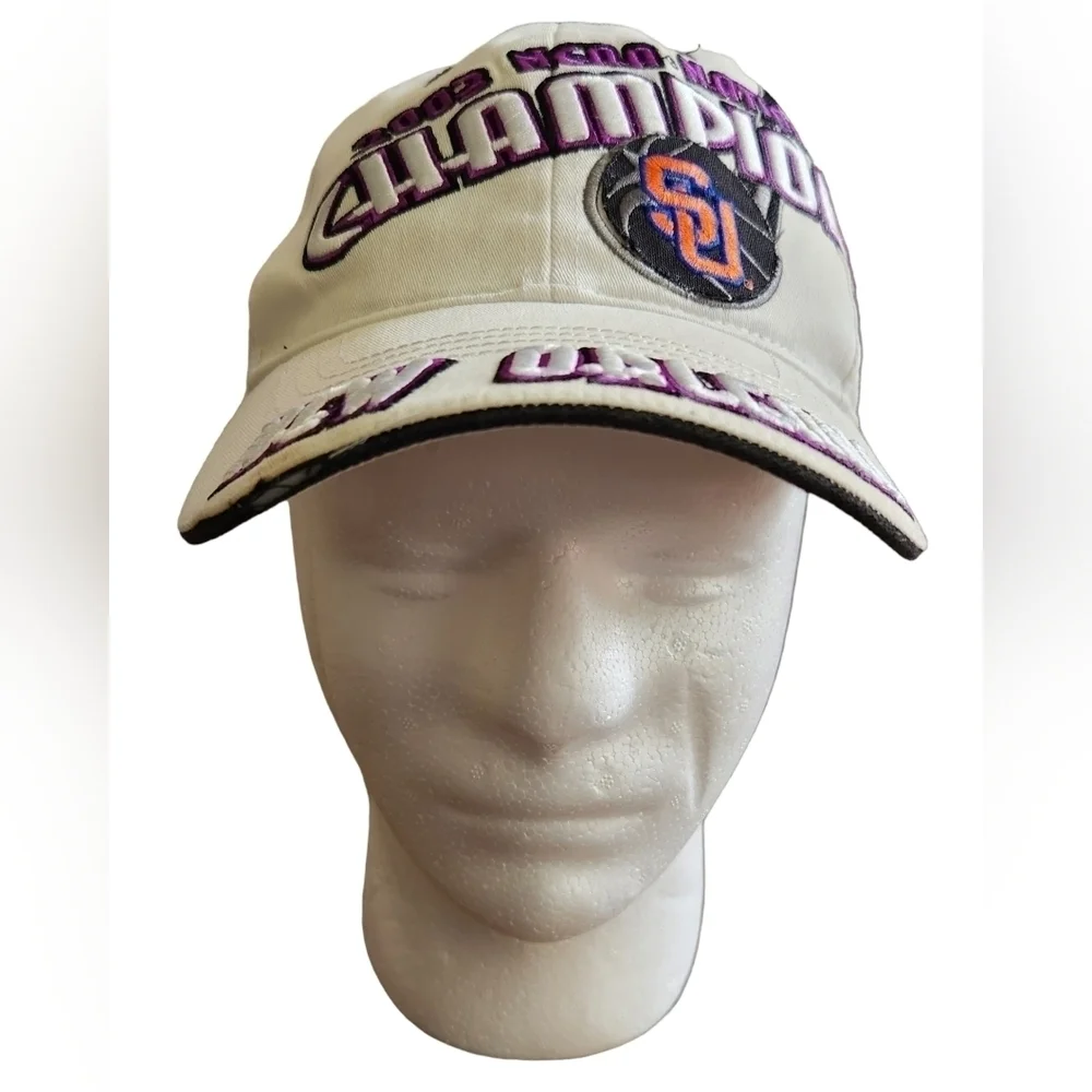 Vtg Syracuse 2003 NCAA Champions Hat New Orleans Hat Cap Sz Small/Medium Fitted